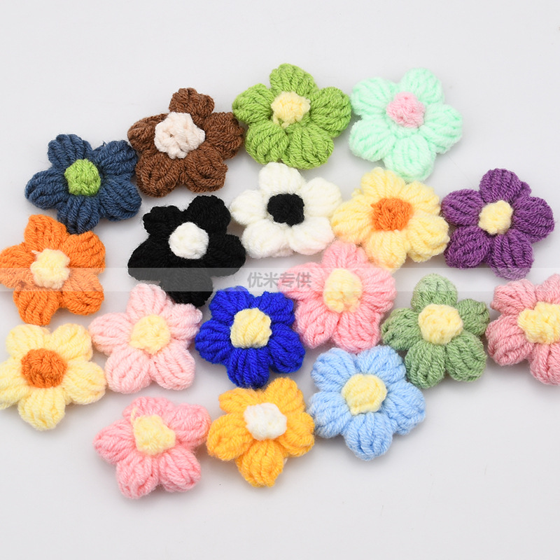 Handmade Crochet Five Petal Fl - Craft Embellishments recension och pris