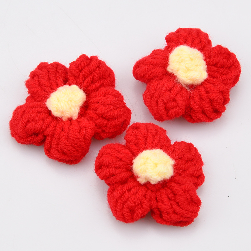 Handmade Crochet Five Petal Fl - Craft Embellishments recension och pris