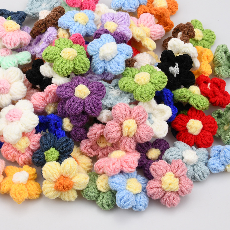 Handmade Crochet Five Petal Fl - Craft Embellishments recension och pris