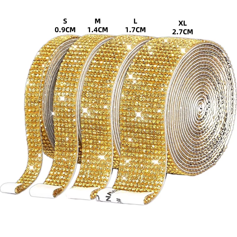 1Yard Self Adhesive Rhinestone - Hotfix Rhinestone Sheet recension och pris