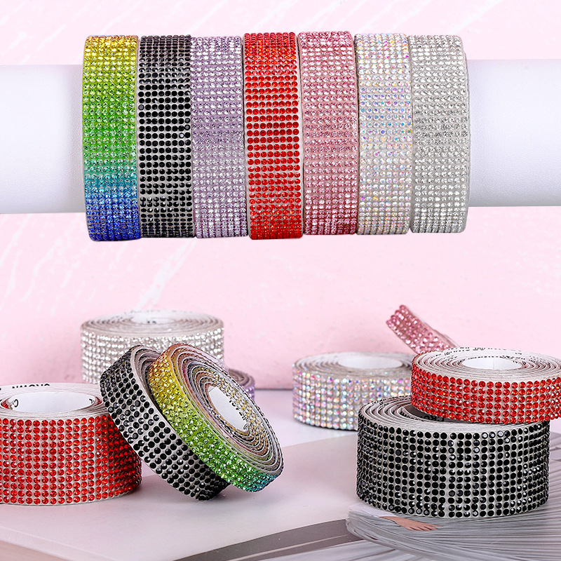 1Yard Self Adhesive Rhinestone - Hotfix Rhinestone Sheet recension och pris