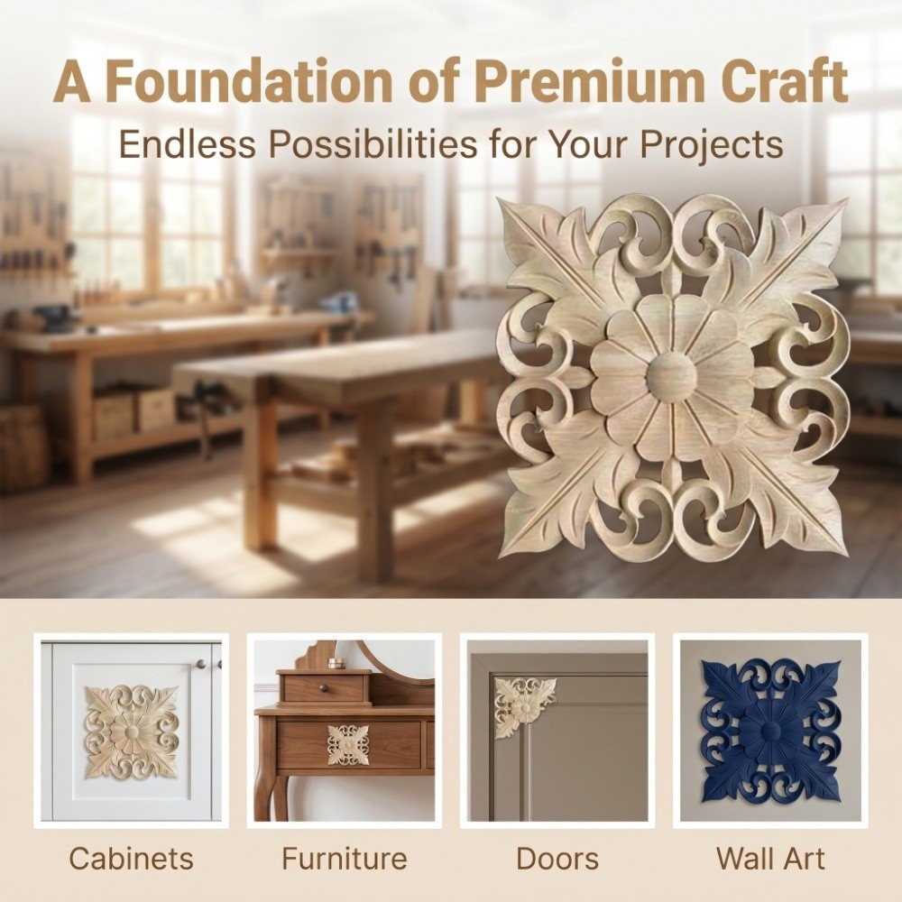 Home Embellishment Wood Wood C - Craft Embellishments recension och pris