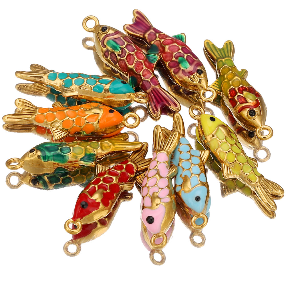 2pcs Stainless Steel Colorful  - Embellishment Crafts recension och pris