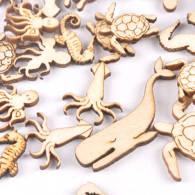 20Pcs 25-40mm Sea Turtle/horse - Craft Embellishments recension och pris