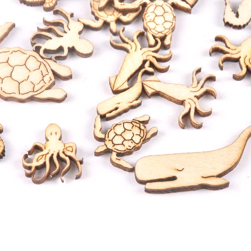 20Pcs 25-40mm Sea Turtle/horse - Craft Embellishments recension och pris
