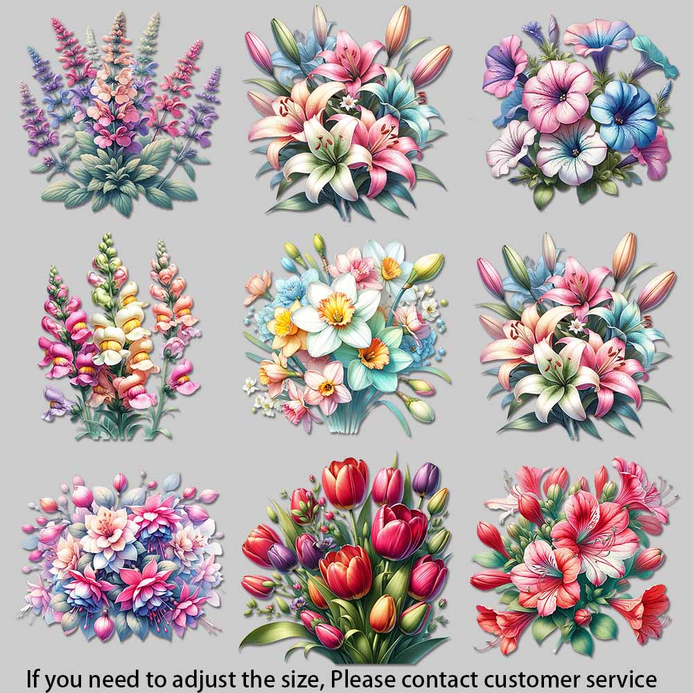 Vintage Watercolor Floral Iron - Embellishment Crafts recension och pris