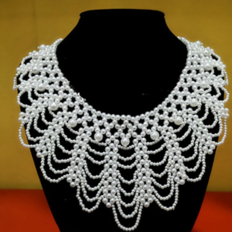 New Pearl Beaded Lace Trim Col - Beaded Trim Fringe recension och pris