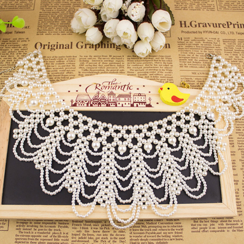 New Pearl Beaded Lace Trim Col - Beaded Trim Fringe recension och pris