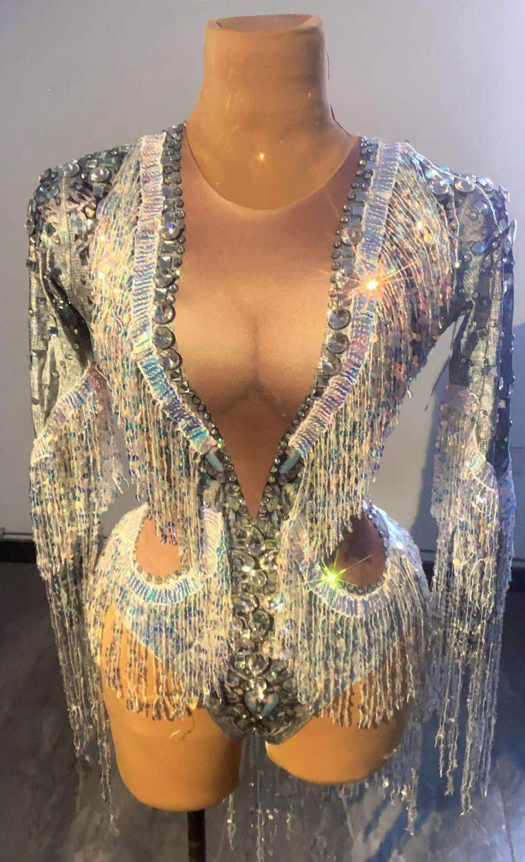 Women Sparkling Silver Rhinest - Rhinestone Banding Trim recension och pris