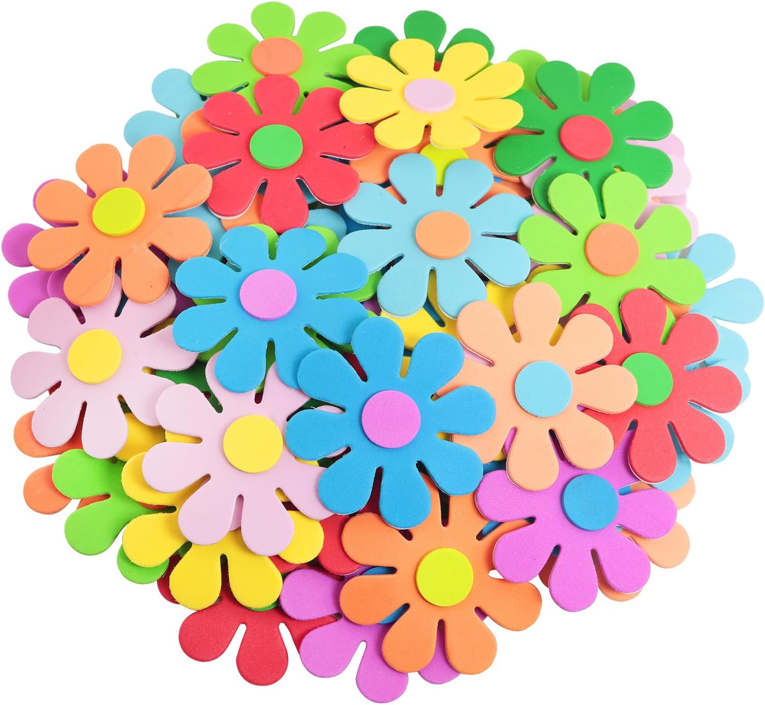 3D flower foam stickers Spring - Craft Embellishments recension och pris