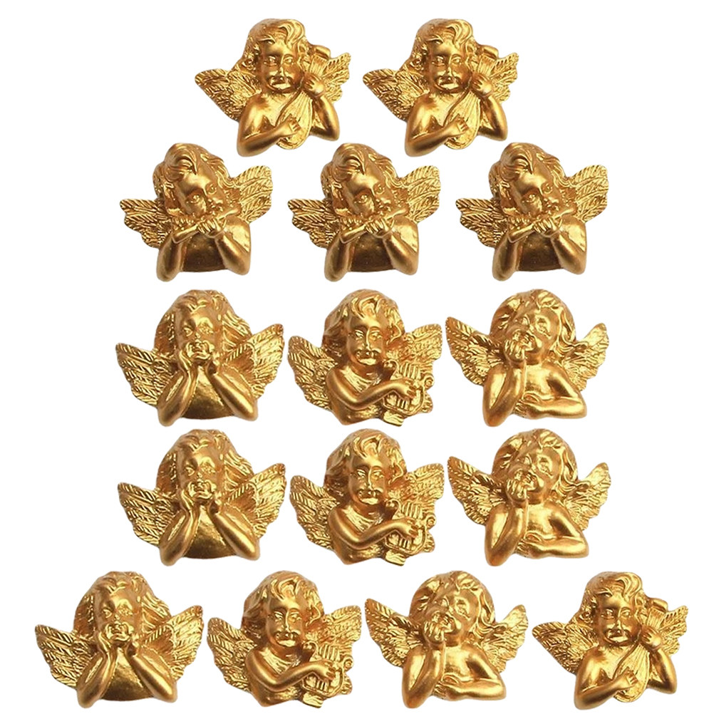 15pcs Resin Angel Accessories  - Craft Embellishments recension och pris