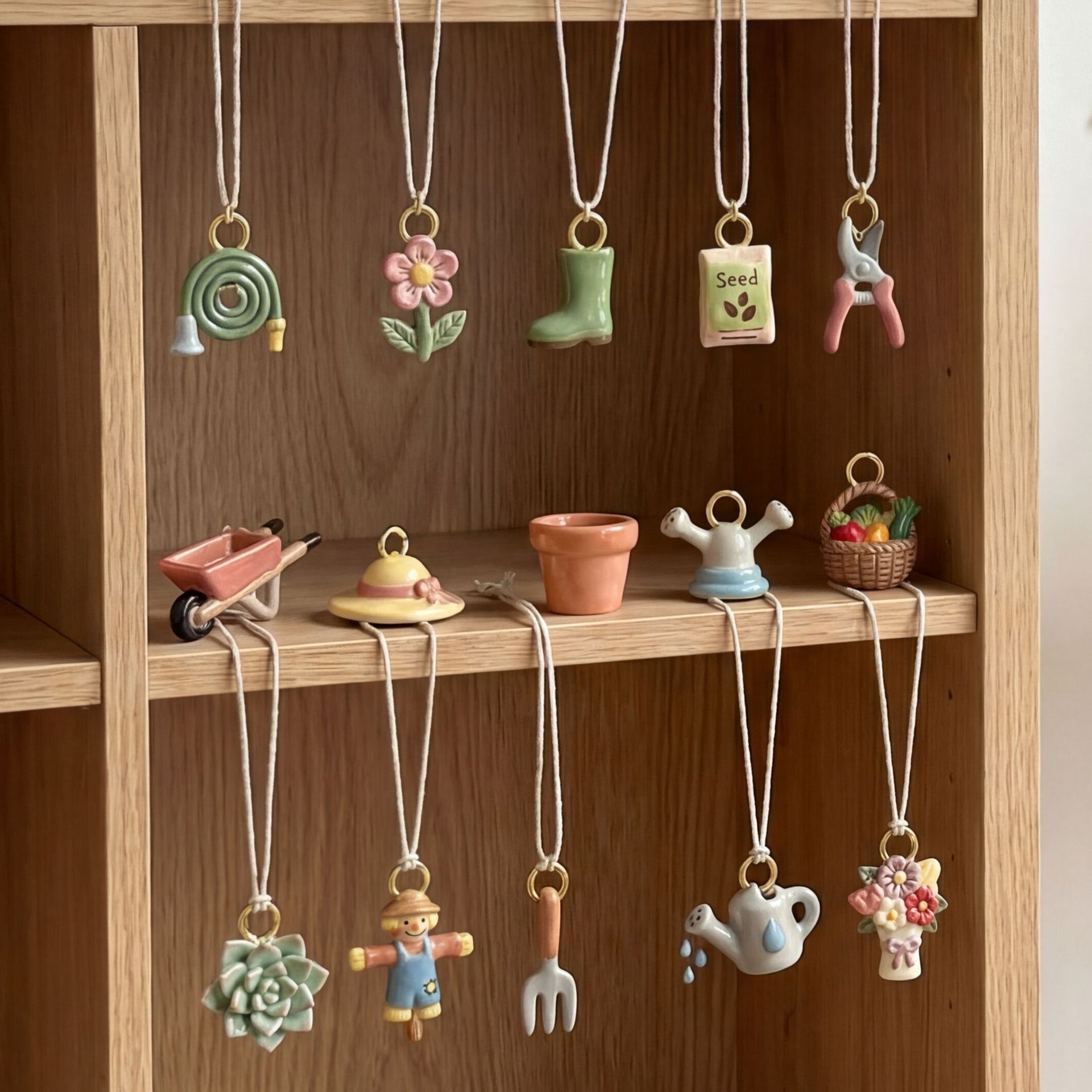 5Pcs Garden Series Fork Charms - Embellishment Crafts recension och pris