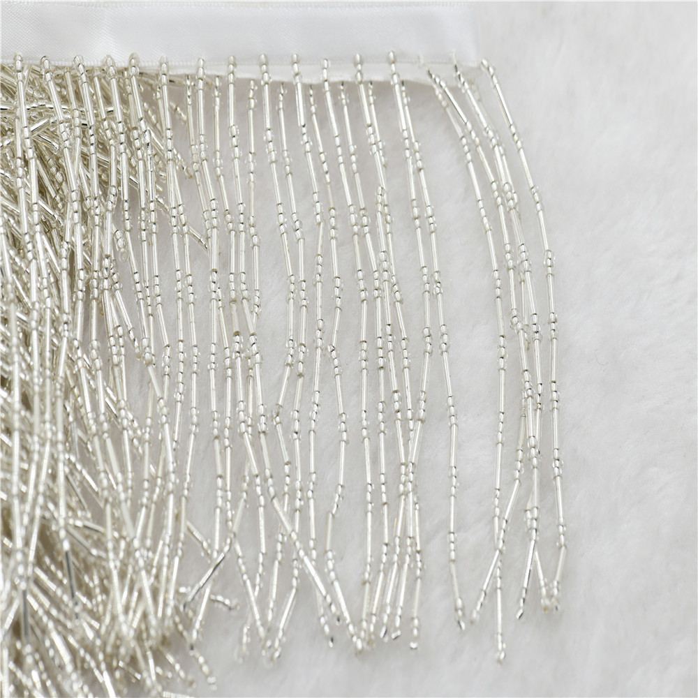 1yard 10cm wide glass Beaded F - Beaded Trim Fringe recension och pris