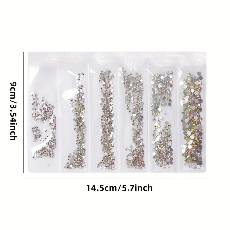 SWAGPICK SS3-10 Mix White AB G - Hotfix Rhinestone Sheet recension och pris