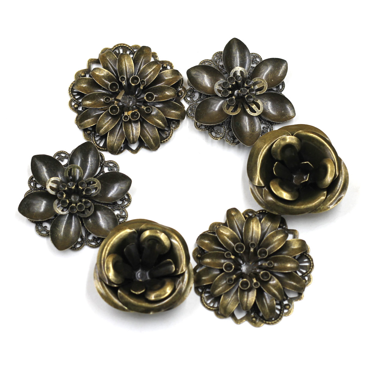 6Pcs Embellishments Combinatio - Craft Embellishments recension och pris
