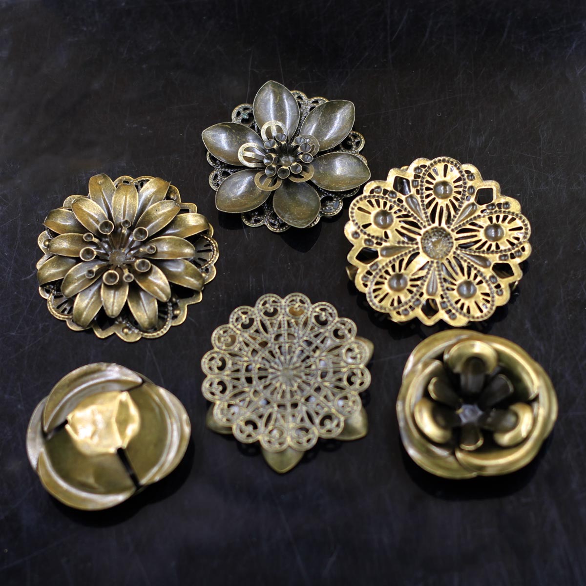 6Pcs Embellishments Combinatio - Craft Embellishments recension och pris
