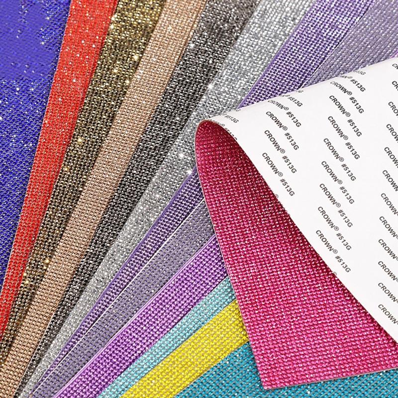 12x20cm Self Adhesive Rhinesto - Hotfix Rhinestone Sheet recension och pris