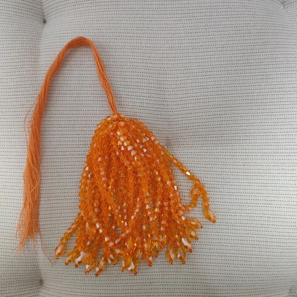 8.5cm Wide Individual Crystal  - Beaded Trim Fringe recension och pris